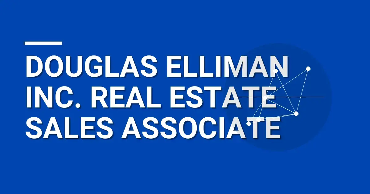 Douglas Elliman Inc. Real Estate Sales Associate