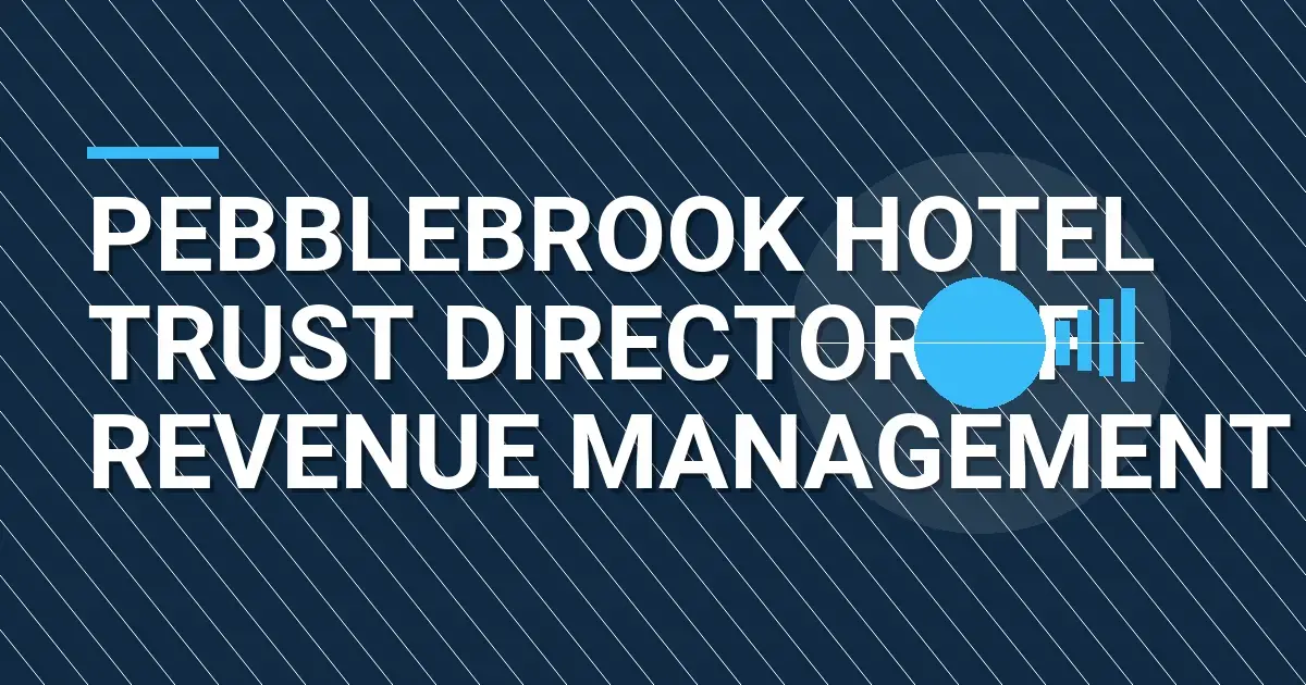 Pebblebrook Hotel Trust Director of Revenue Management